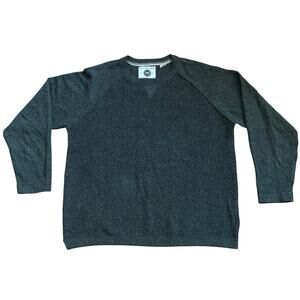 Weatherproof Men’s Forest Green Recycled Knit Pullover Crewneck Sweater Size XL